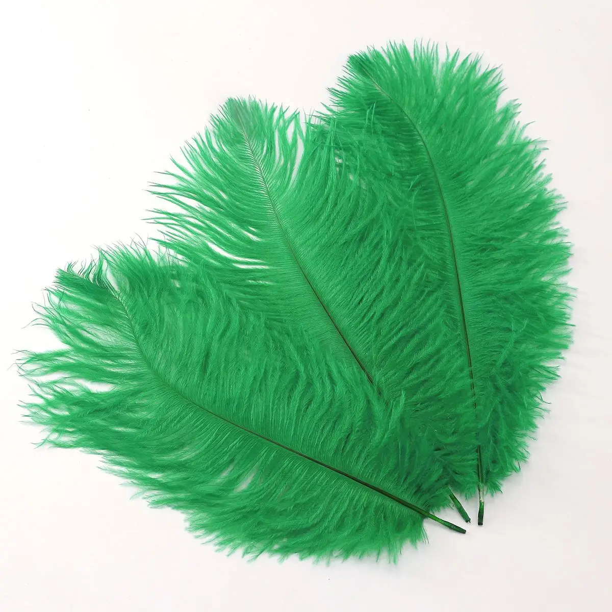 South africa bird Real orange art carnival costume Large feathers 35-40cm Plume millinery White ostrich Feather