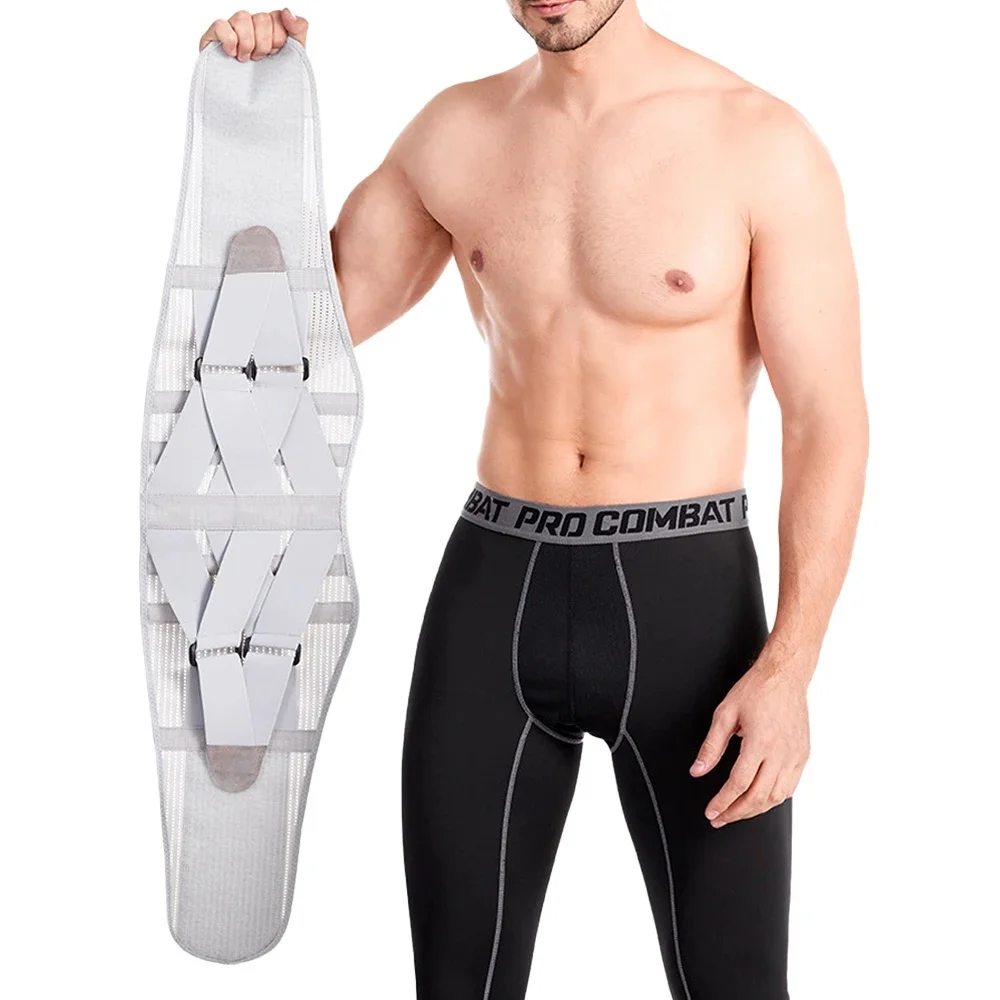 Lumbar Support Belt Lower Back Braces Abdominal Binder Men Women Waist Back Support Pain Relief Medical Waist Orthopedic Brace