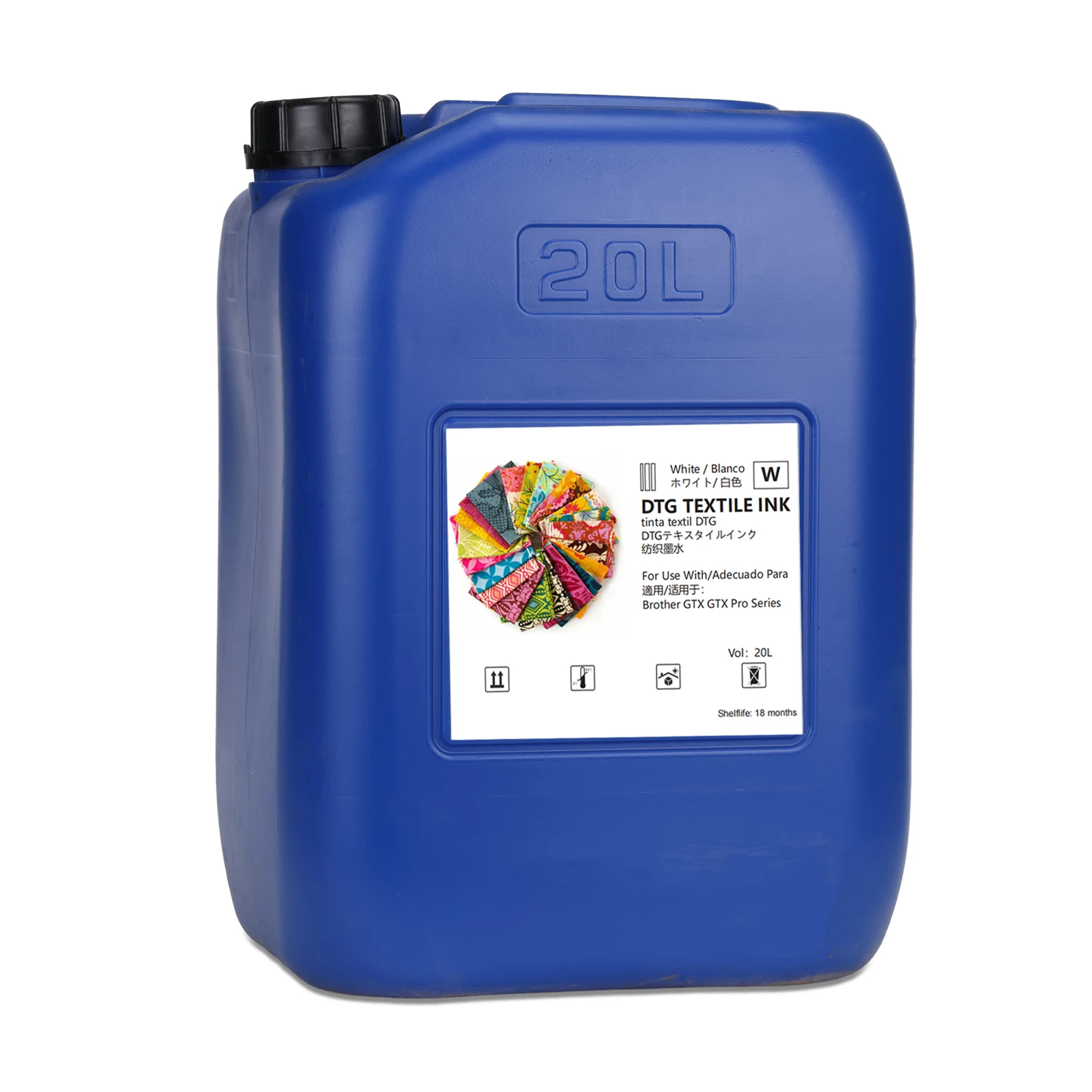20 л пигментные текстильные чернила на водной основе прямые для одежды принтера Brother GTX Pro 600 422 423 серии