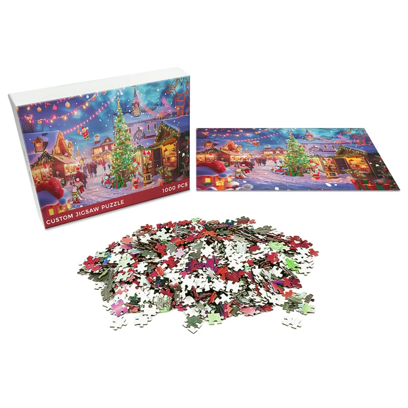 New Arrival Best Quality Customized Jigsaw Puzzles 500 Pieces Custom 1000 Puzzle For Adult And Family