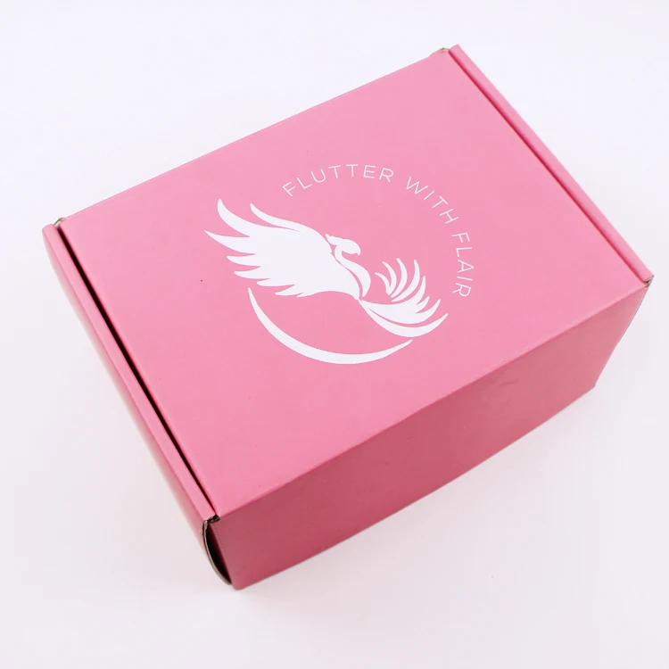 Custom 6X4X1 Gift Shipping Cardboard Box Packaging  With Logo Embossing