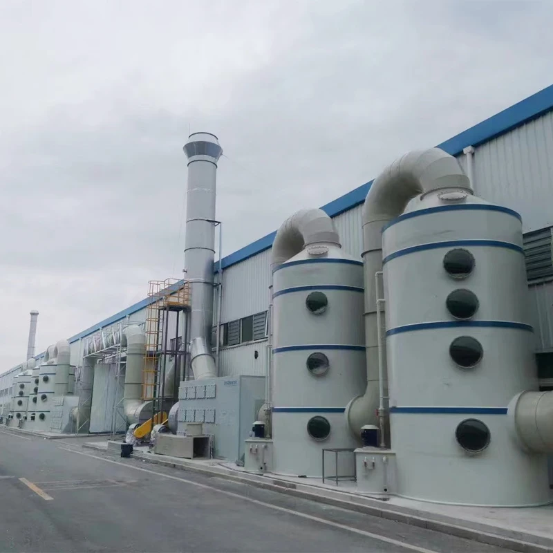 regenerative thermal oxider Orgnic Exhaust Gas Treatment Equipment Wet Dedusting Scrubber VOC Absorption Tower