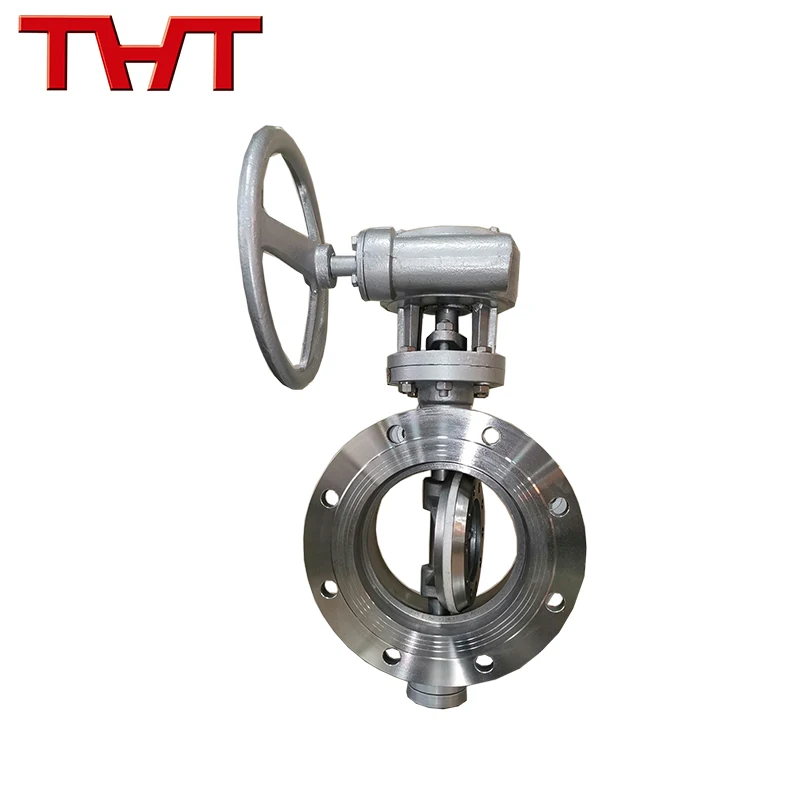 DN100 center line flanged butterfly valve factory price