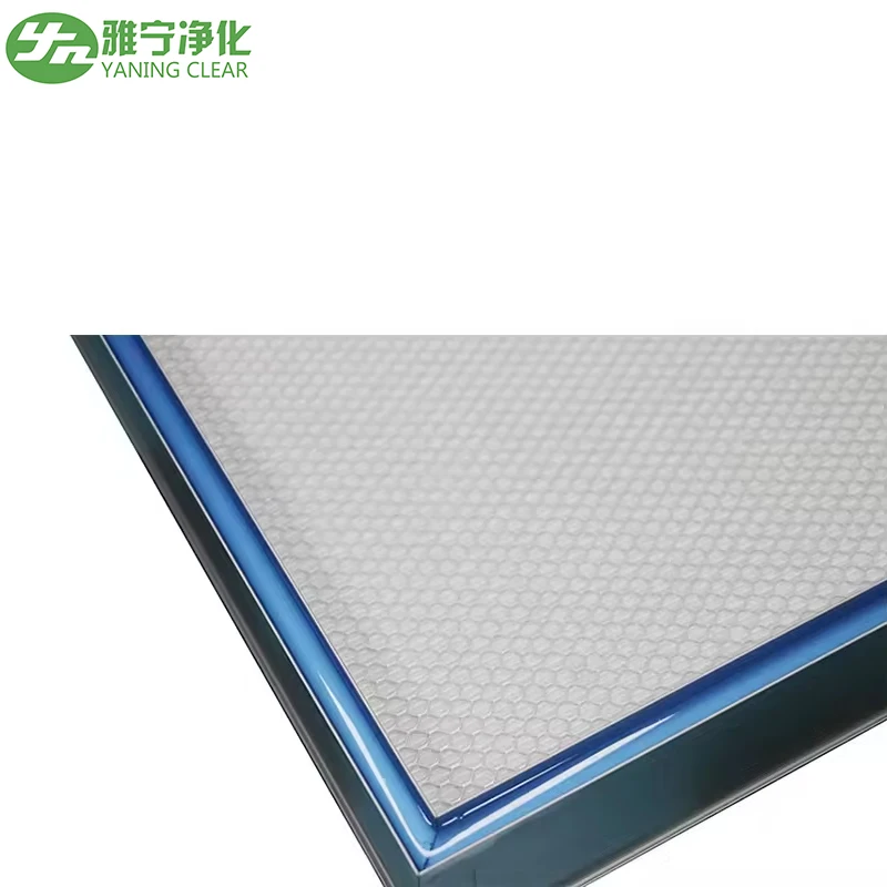 High Efficiency Laminar Flow Air Filter HEPA Filter Gel Seal HEPA Filter For Clean Room