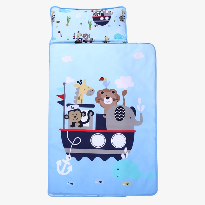 Chinese manufacturer removable indoor soft light weight kids toddler daycare nap mat