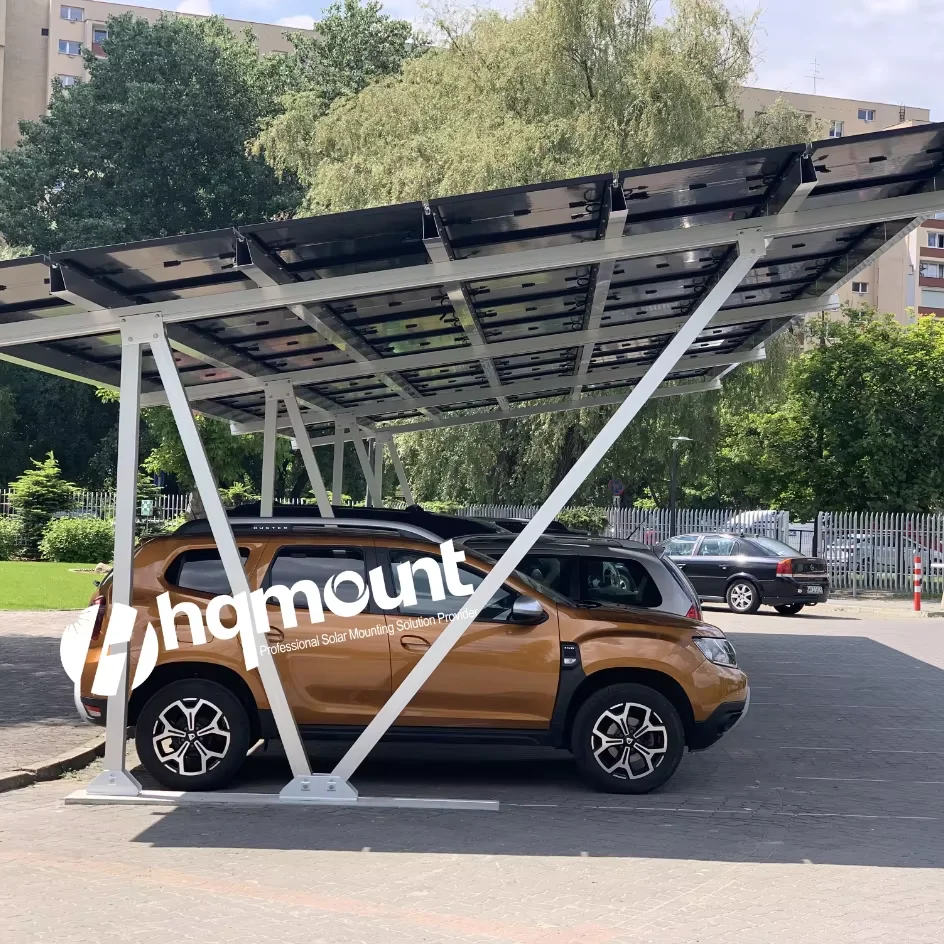 solar car parking shed Aluminum  solar carport Solar Carport Bracket