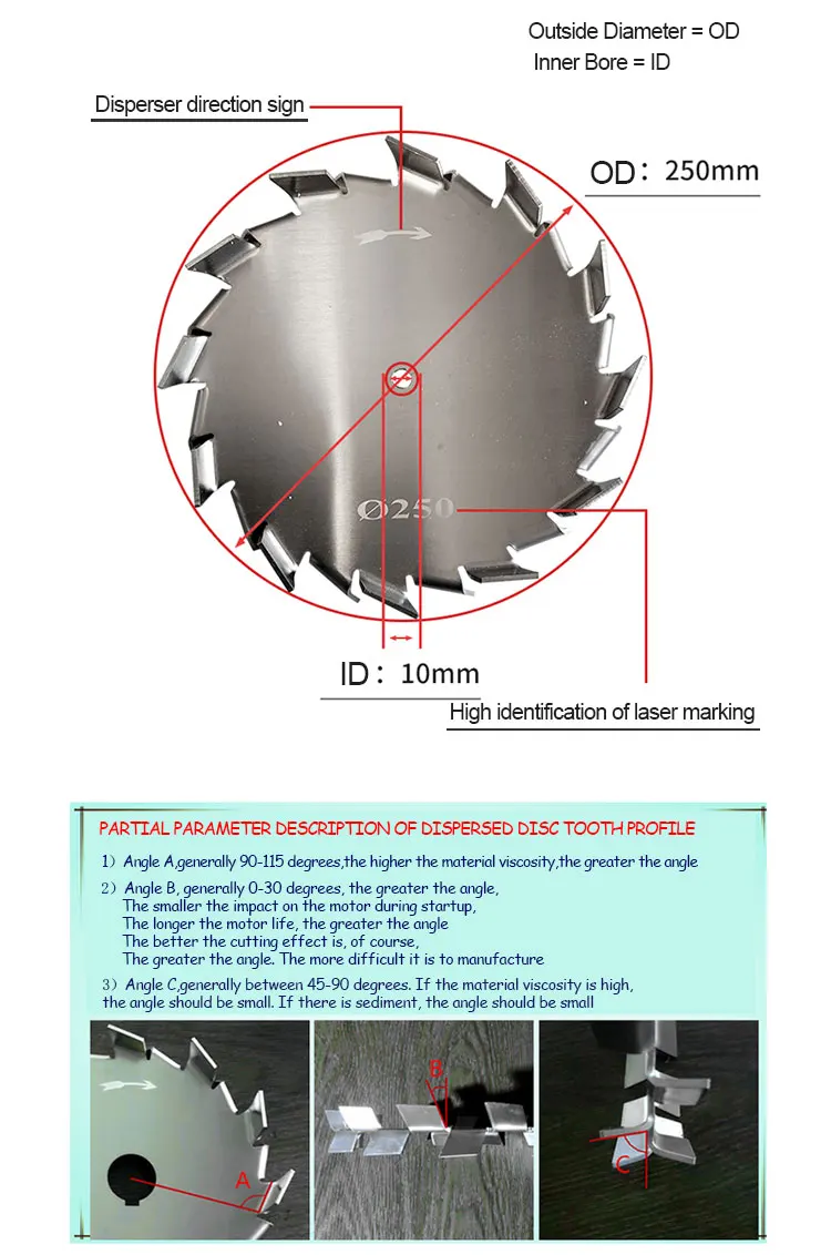Stainless Steel Agitator Dispersion Disc,Agitator Parts Mixer Machine Paddle IBC Automatic Mixer Blades