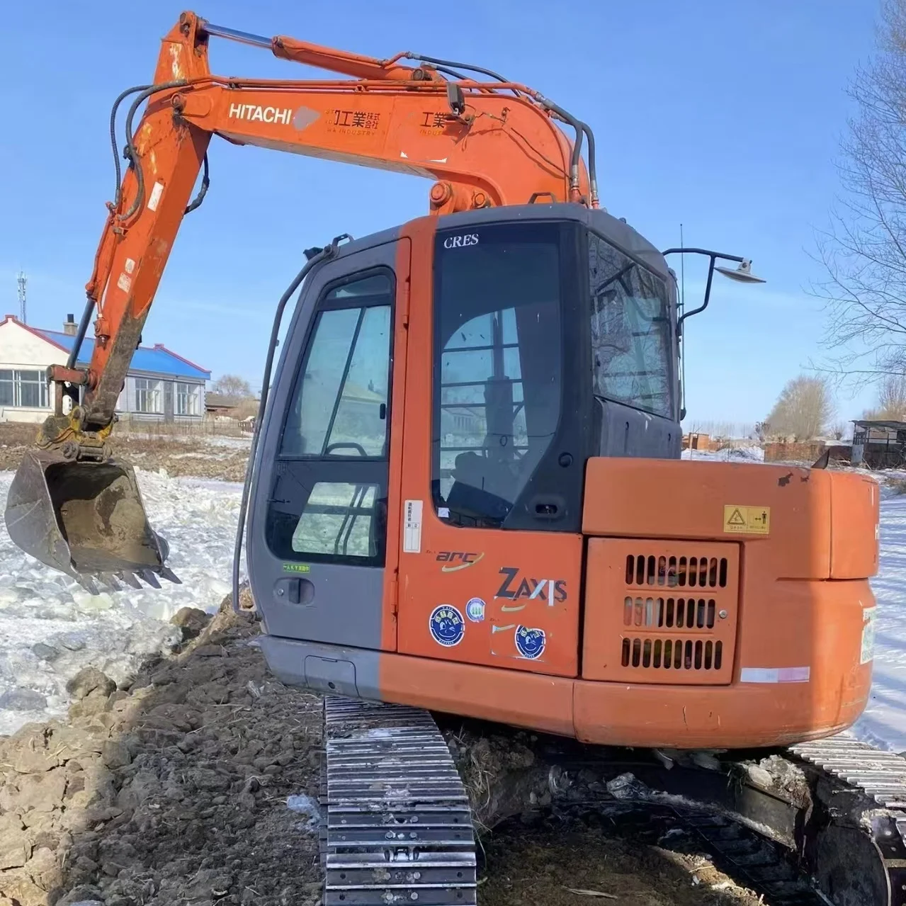 Шанхайский подержанный экскаватор распродажа Hitachi ZX60 ZX80 ZX100 цена 6 тонн 8 10 специальный для продажи