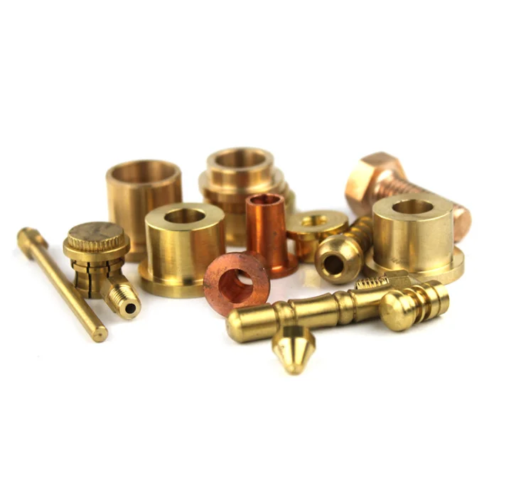 High precision customized brass parts CNC brass turning processing connector precision machinery parts