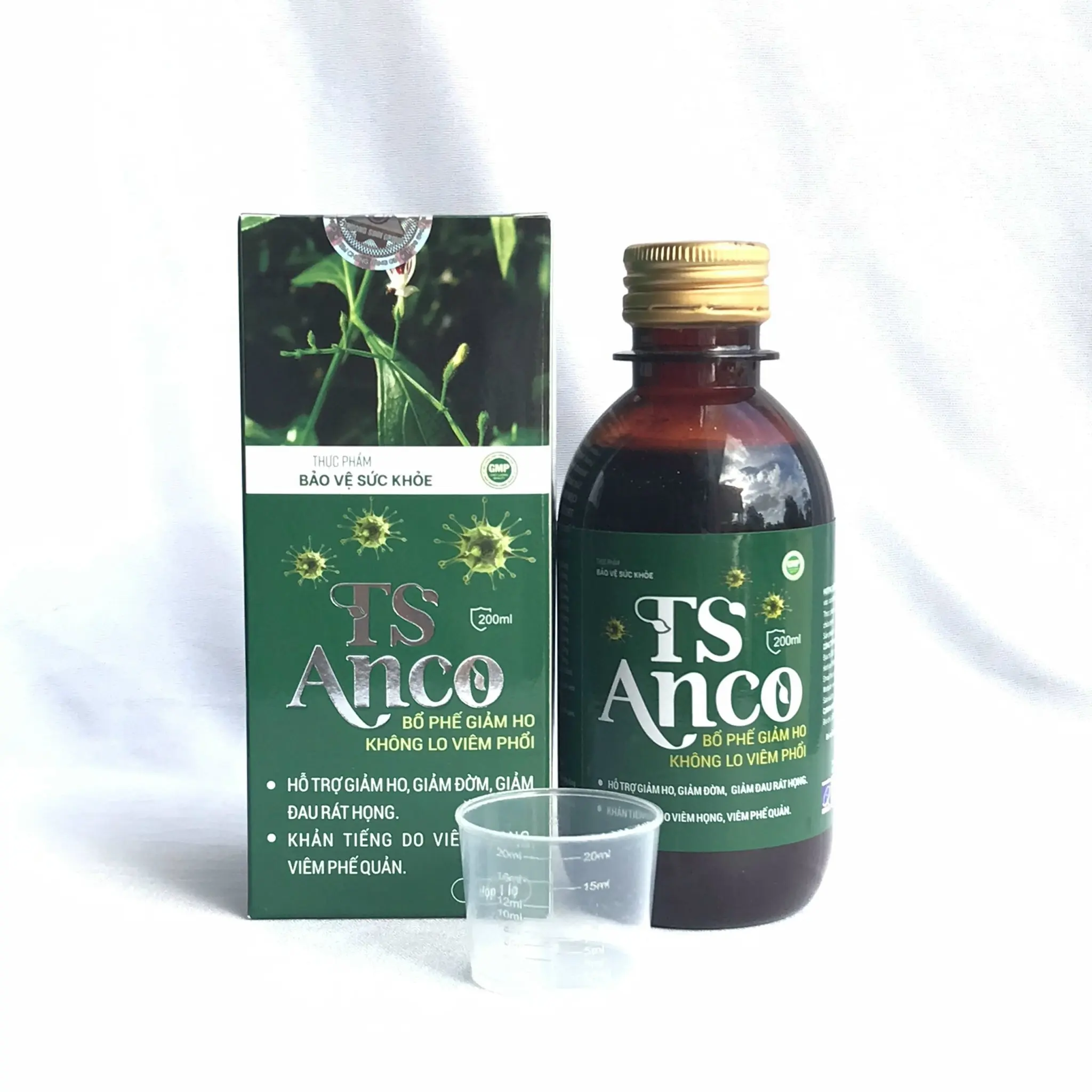 TS Anco Health Supplements Oral Liquid Healthcare Product made from herbs from Vietnam reduce cough
