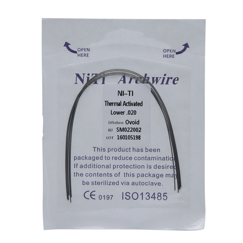 Hot items dental orthodontic niti heated-activated arch wires