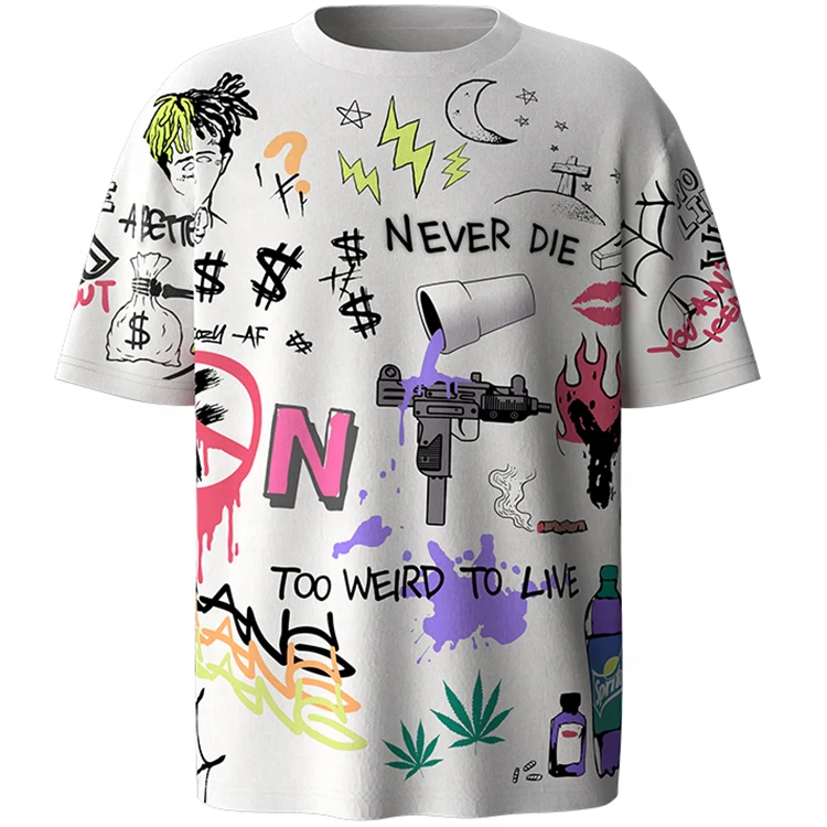 New Clothes Styles Top Full Printed Luxury T Shirt for Men Graphic T-shirts Men s Clothing Shirt