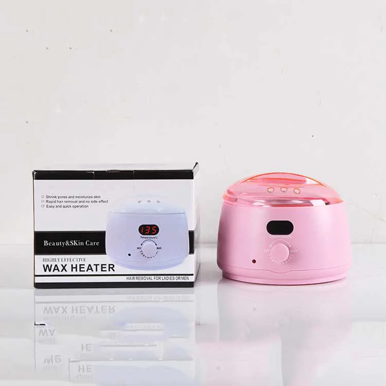 led heated wax melt machine custom logo effective hair remover wax warmer kit wholesale