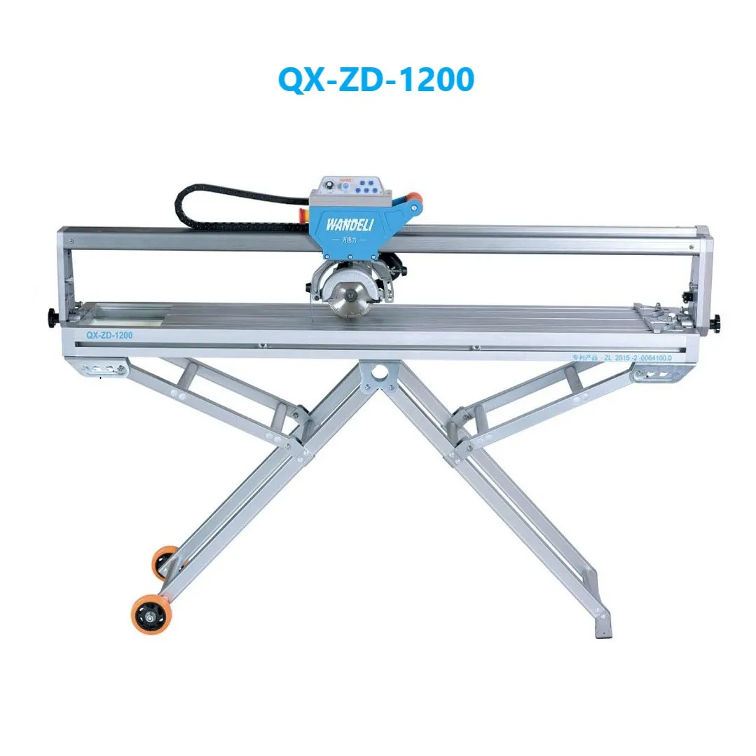 Marble Granite Tile Cutting Machine QX-1200, Portable Table Saw Wandeli Stone Granite Line Polishing Machine Granite Cnc 5 Axis