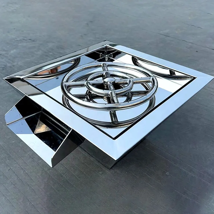 Fenlin new design stainless steel 304 fire waterfall with light for pool