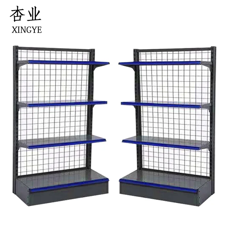 Luxury Version Of Modern Retail Store Gondola Shelves/One-Sided Hanging Basket Supermarket