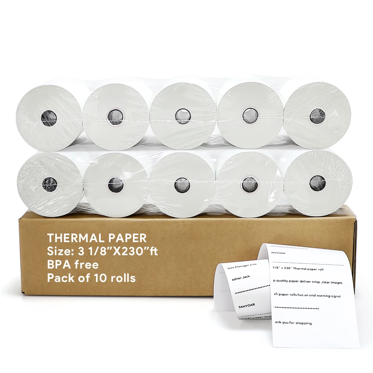 Customizable 48g 55g 65g80x70 Thermal pos paper roll 70gsm wholesale thermal cash register printer roll