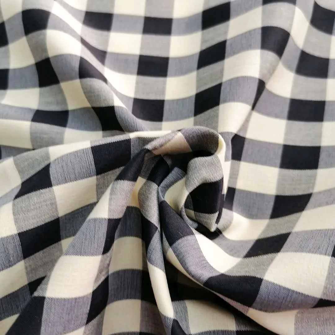 TC Checked Poplin Spandex 60% cotton 37%polyester 3%spandx Customized China Manufactory Chinese factory Hot sale