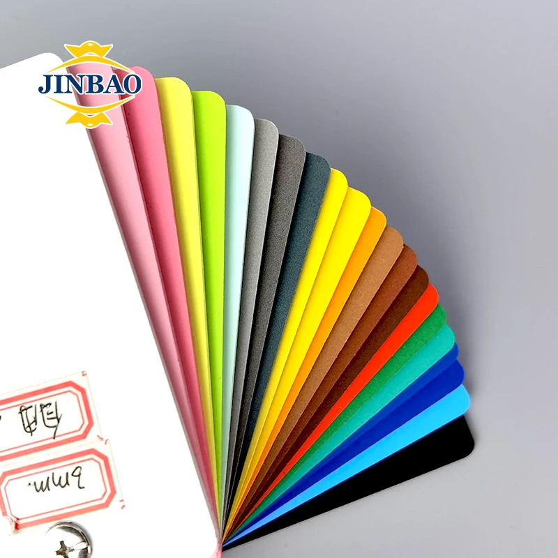 JINBAO Factory white and colorful 15mm 10mm 18mm 20mm  plastic corrugated sheets display stand PVC panel