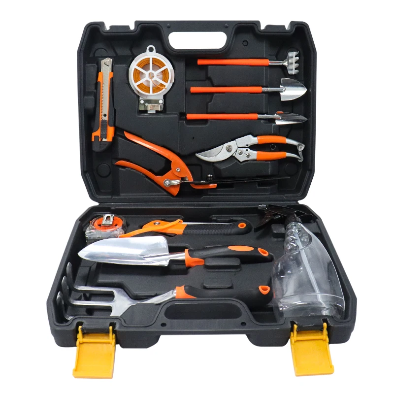 LANDSEA Heavy Duty  Gardening Hand Tools 13 PCS Garden Tools Set with Carrying Case