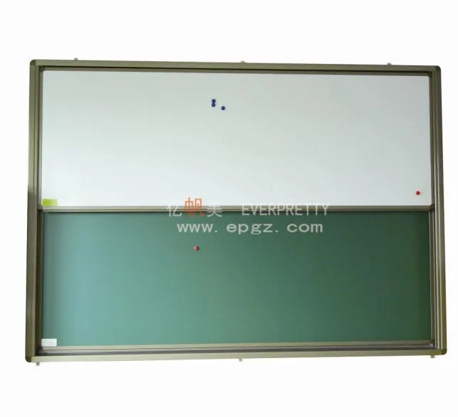 Modern High School Classroom Furniture Sliding Easy Dry Erase Magnetic School Writing Chalk board