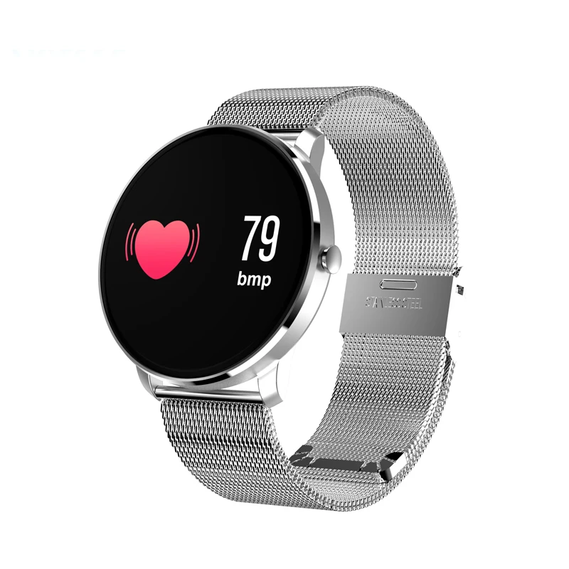 Luxury True color screen smart watch CF007 smart bracelet dynamic heart rate monitor and blood pressure