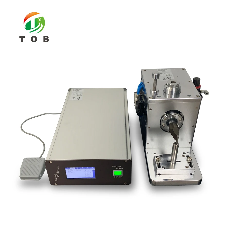 Ultrasonic Spot Welder for 18650 Battery Cell Aluminum Tab and Cap Welding