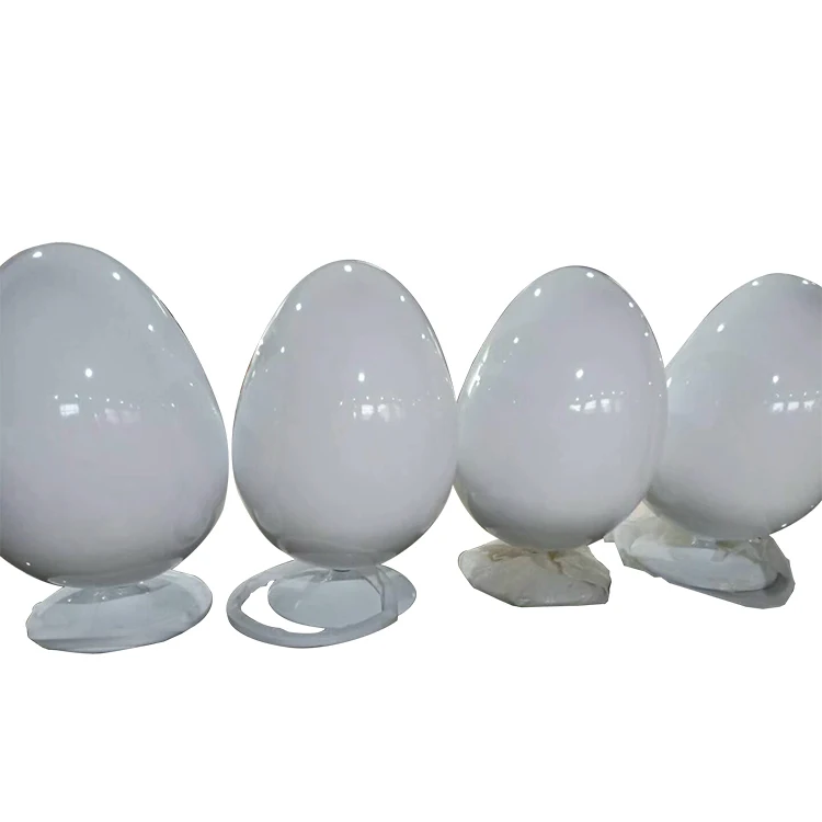 Factory Direct Sales Fiberglass Shell Beautiful Appearance Egg Chair Outdoor Furniture With Stand