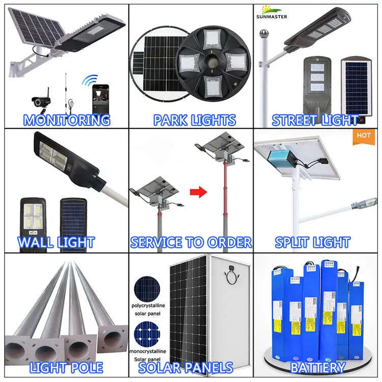 solar street light with cctv camera