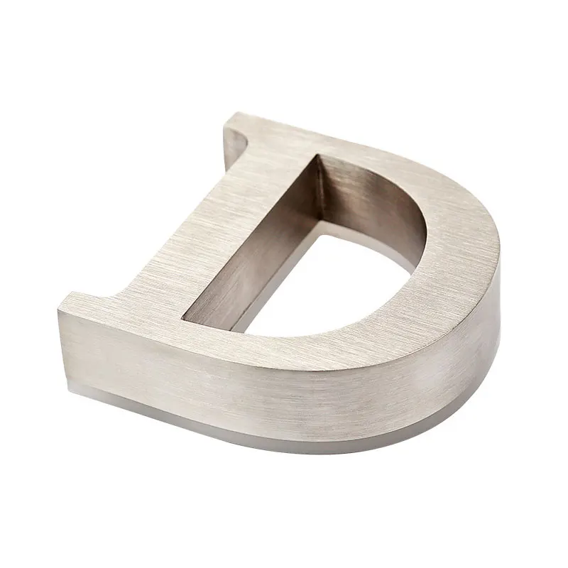  High brightness outdoor 3D led Stainless Steel Backlit letter