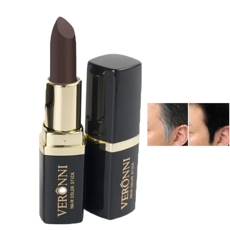 2 colors Hairline Concealer Pen Control hair brown stick Blackening Instantly Cover Up Grey White Natural hair dye pen