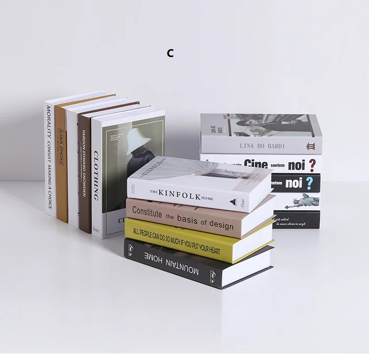 Modern Home Luxury Decor  decorative books Channel book decoration