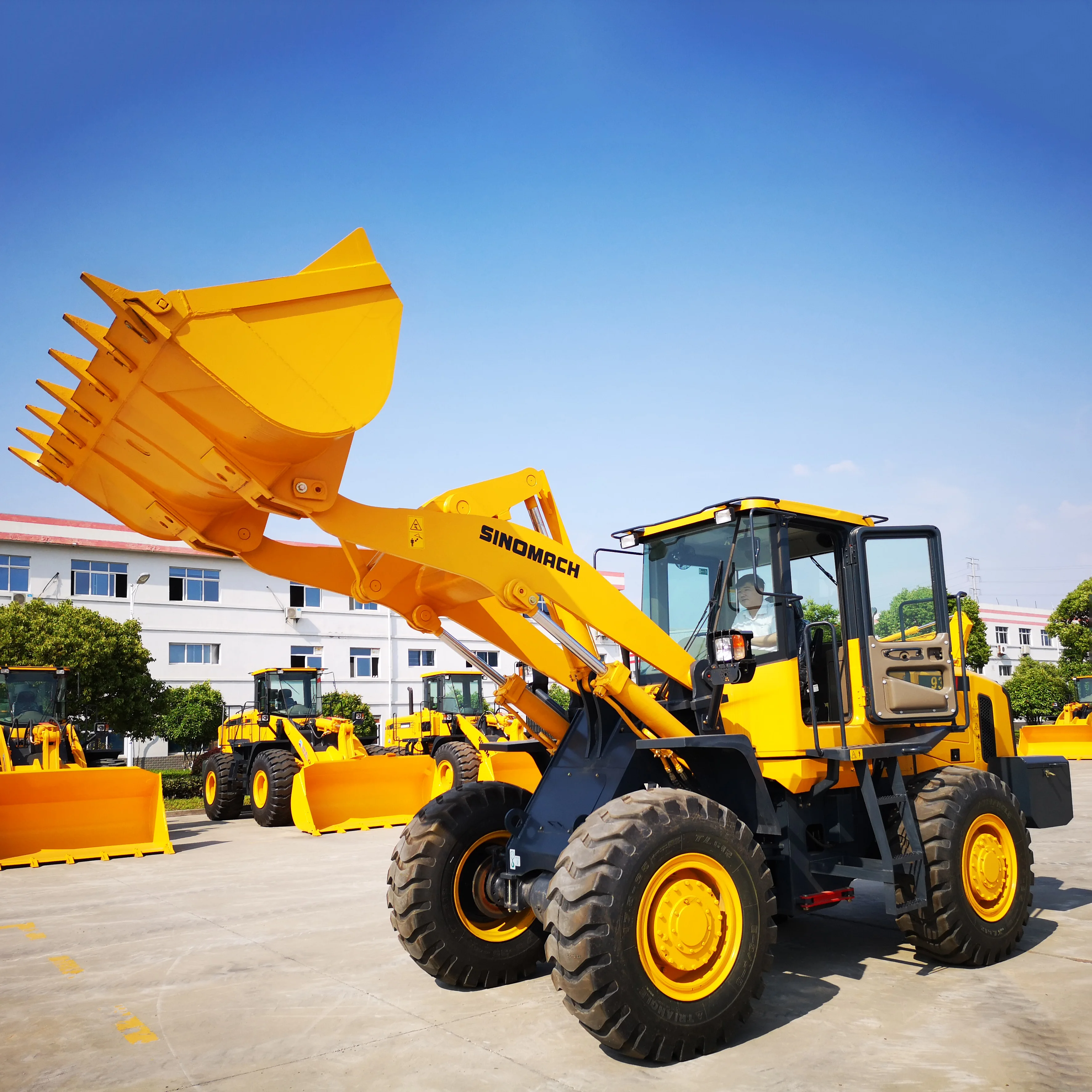 Multi Functional ZL30H Heavy machinery loader 3 tons wheel loader Front end loaders with clamps earth moving machine