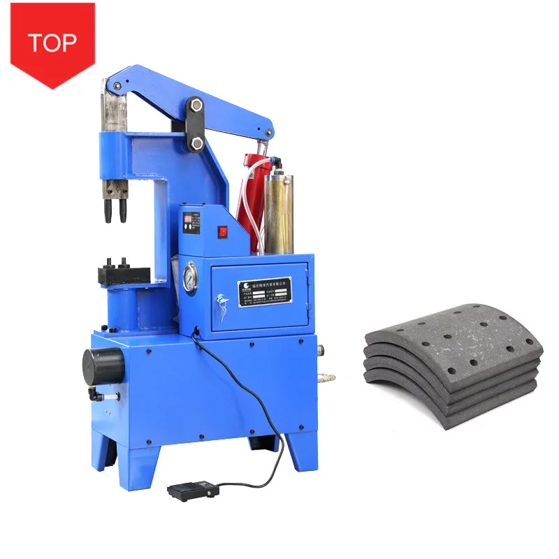 2023 Double Head Pneumatic Electric Brake Pad Riveting Machine