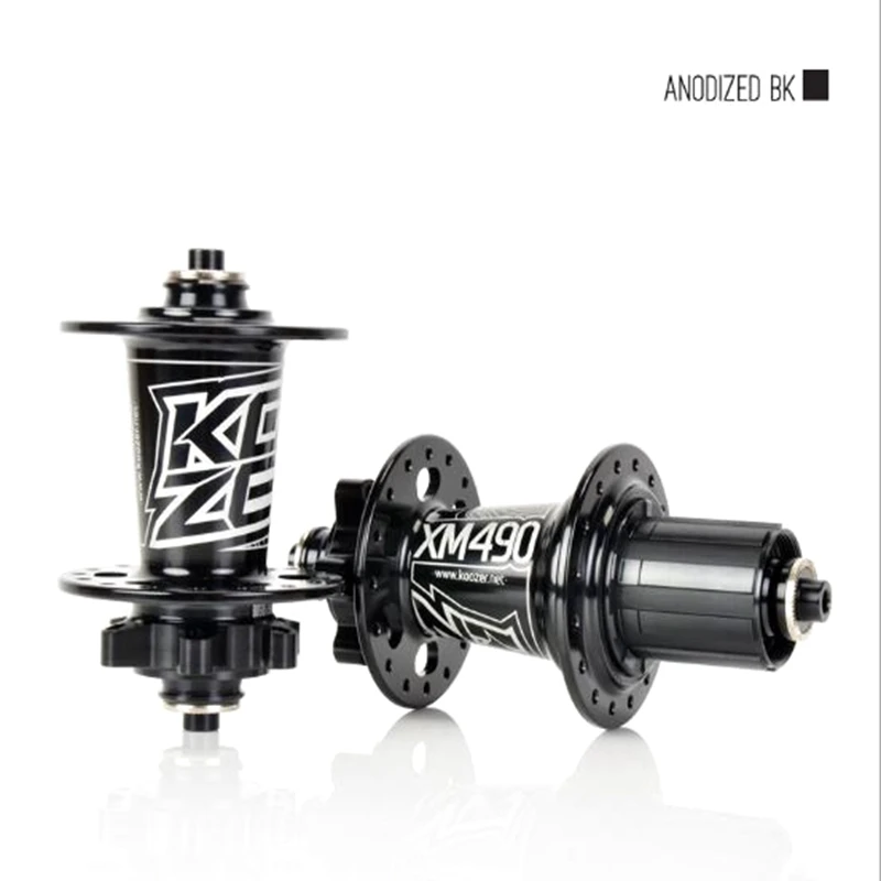  KOOZER XM490 супер легкая Передняя и задняя ступица 6 подшипников высокое качество горный велосипед быстросъемный 32H велосипедный Мотор