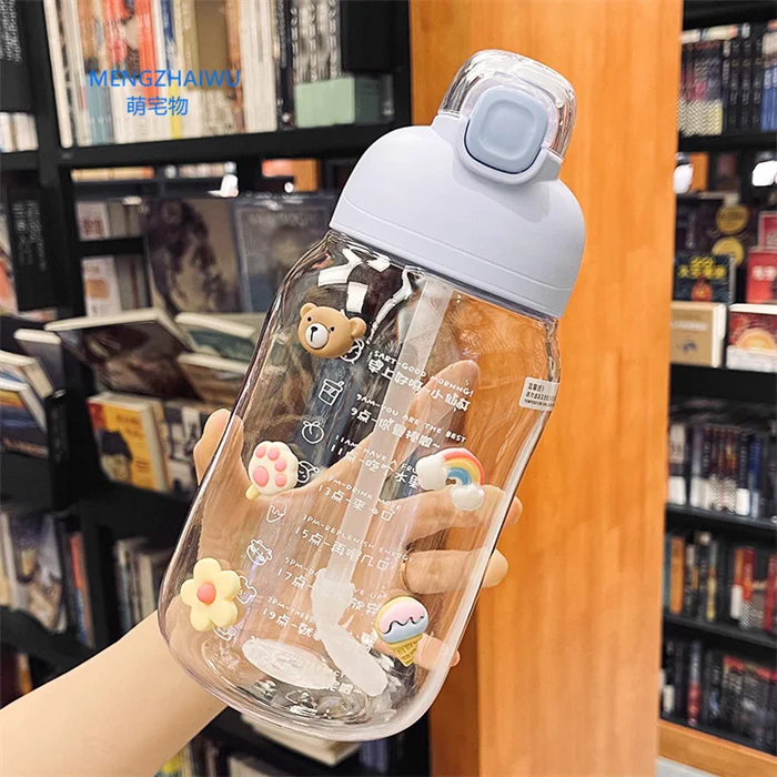 Indonesia household plastic products kids drinking cups with straw outdoor large capacity children toddler baby sippy cup