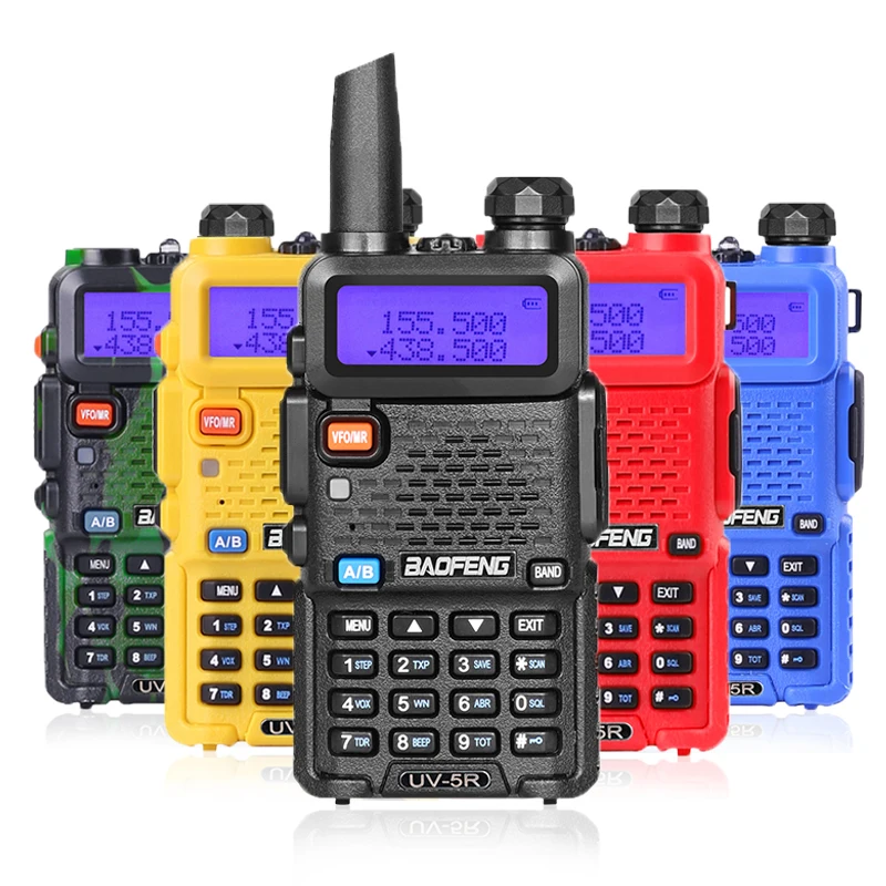 BaoFeng UV-5R Walkie Talkie Professional CB Radio Baofeng UV5R Transceiver 128CH  VHF&UHF Handheld UV-5R For Hunting Talkie