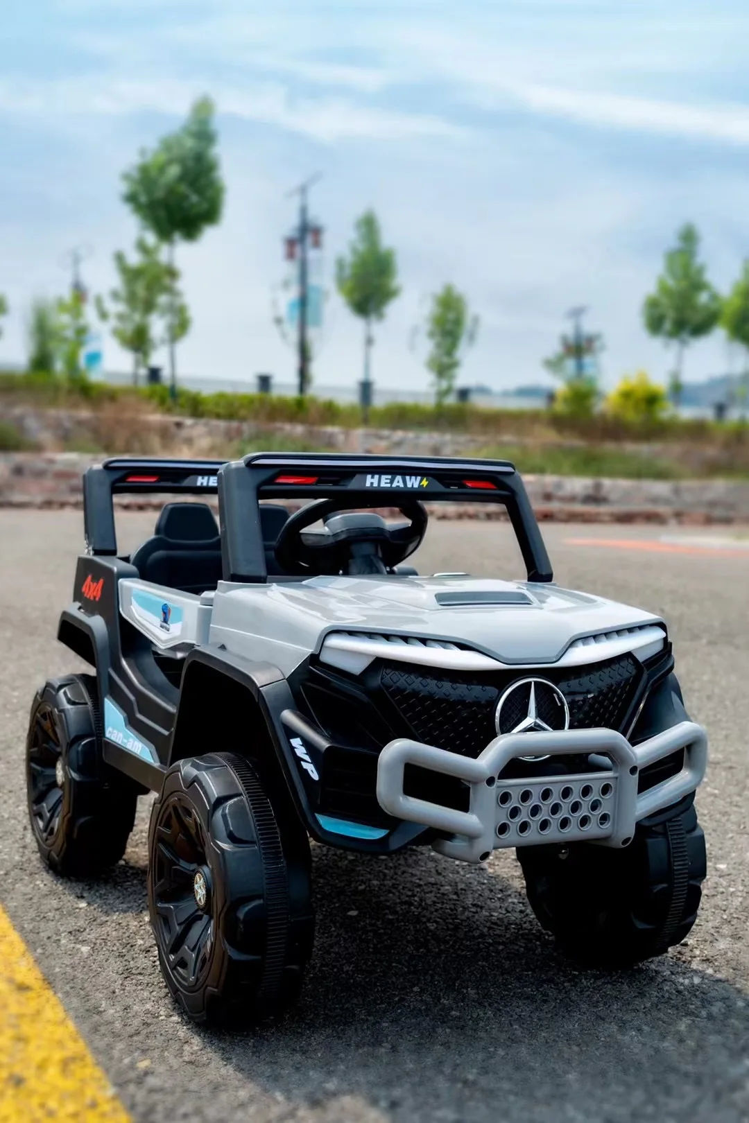 Factory Supply self drive 2 seats 24 volt ride on car for kids 4x4 big cars for children kids toy car electric