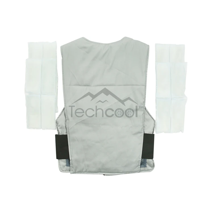 
Techcool Summer Low Body Temperature Ice Pack Cooling Vest With Gel 