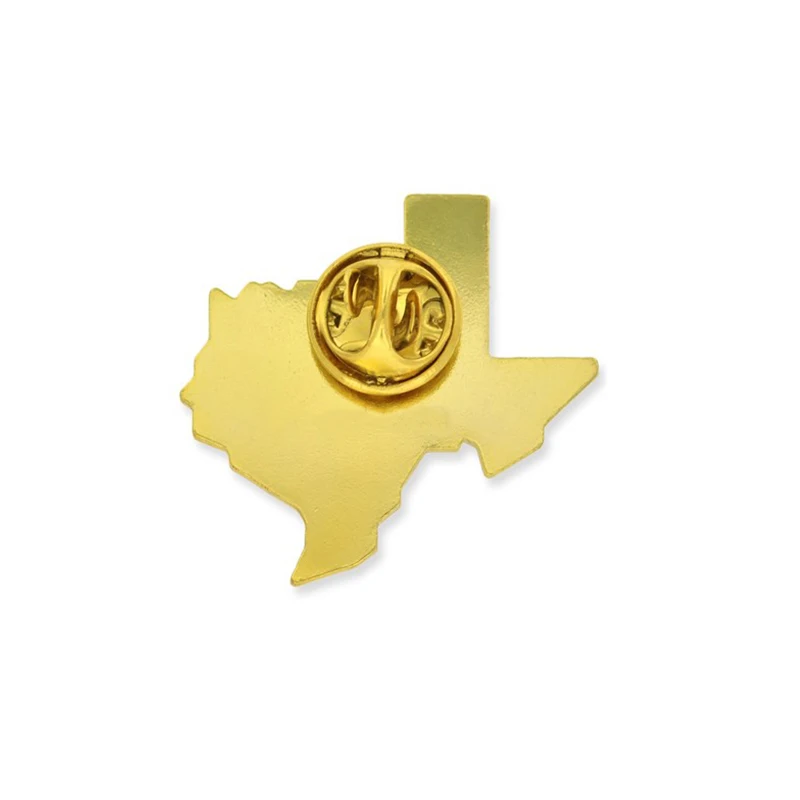 High quality custom metal texas flag lapel pin badge