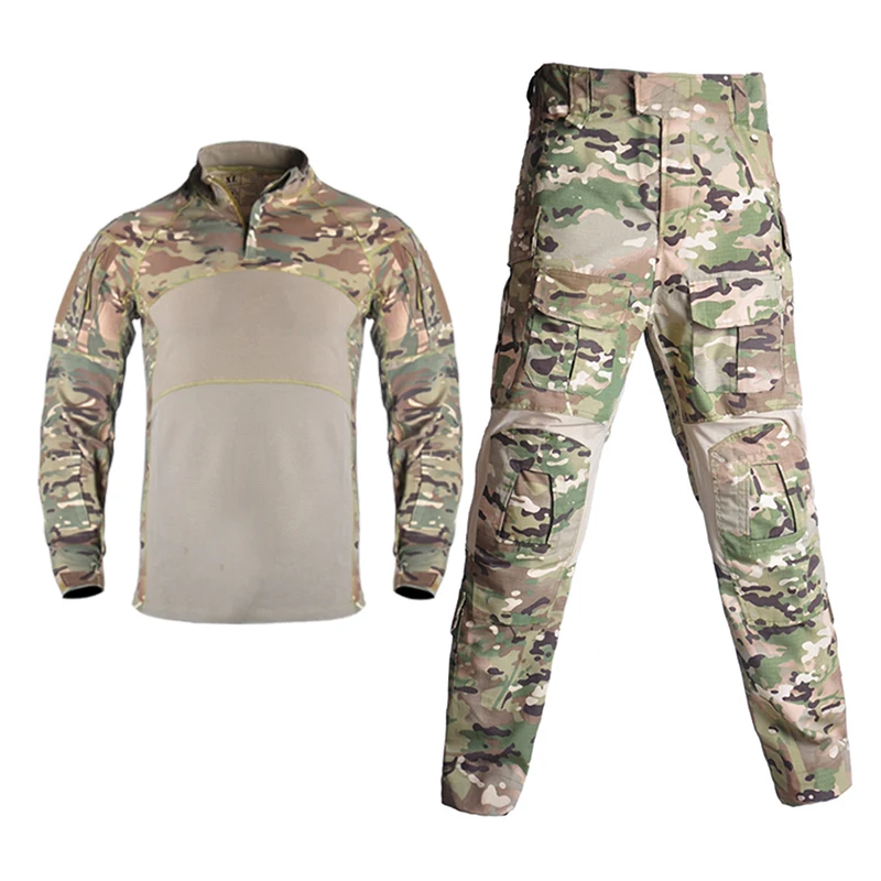 HAN WILD Summer breathable suit camouflage tactical suit Camping clothing