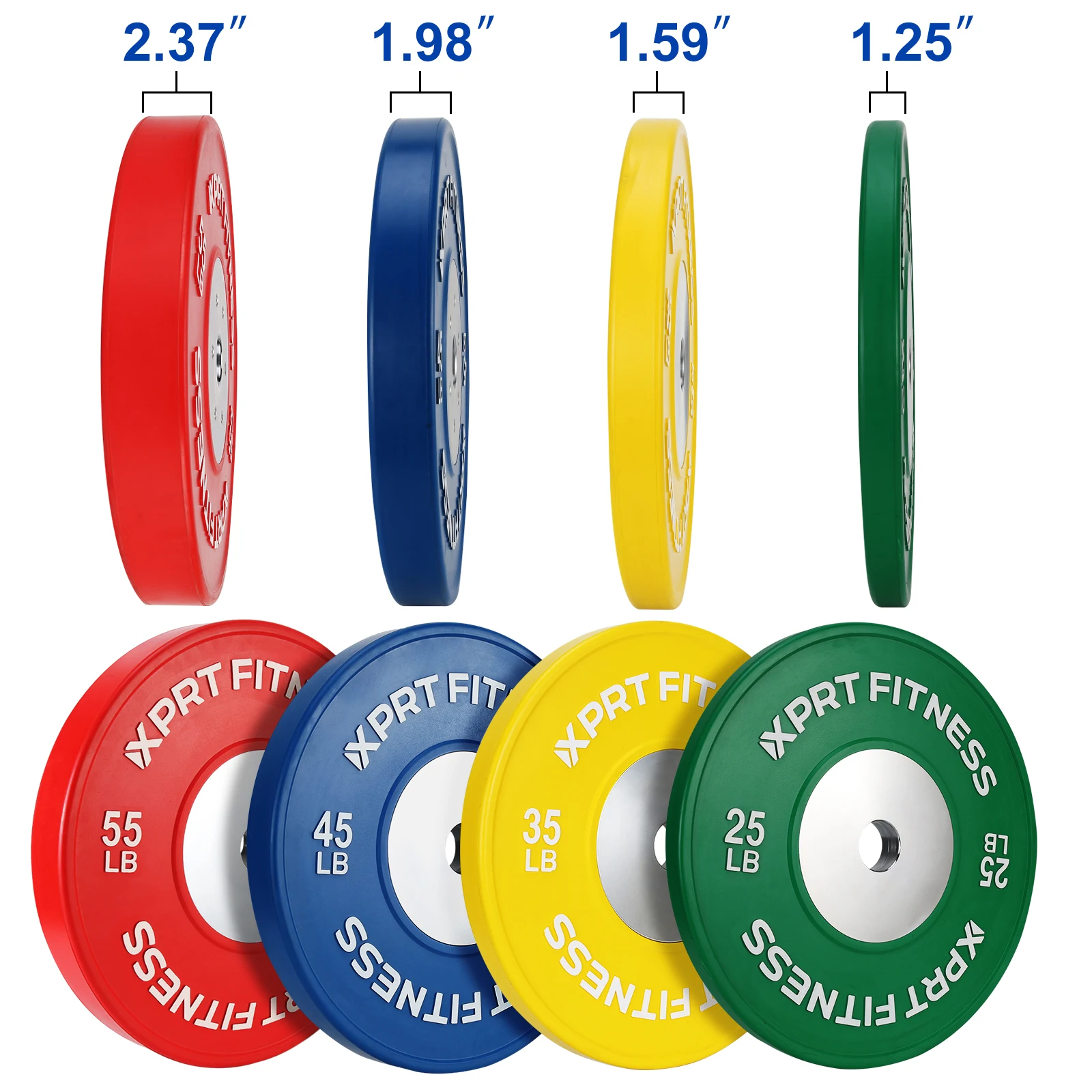 Wholesale Home Gym Colorful Competition Bumper Plate Set