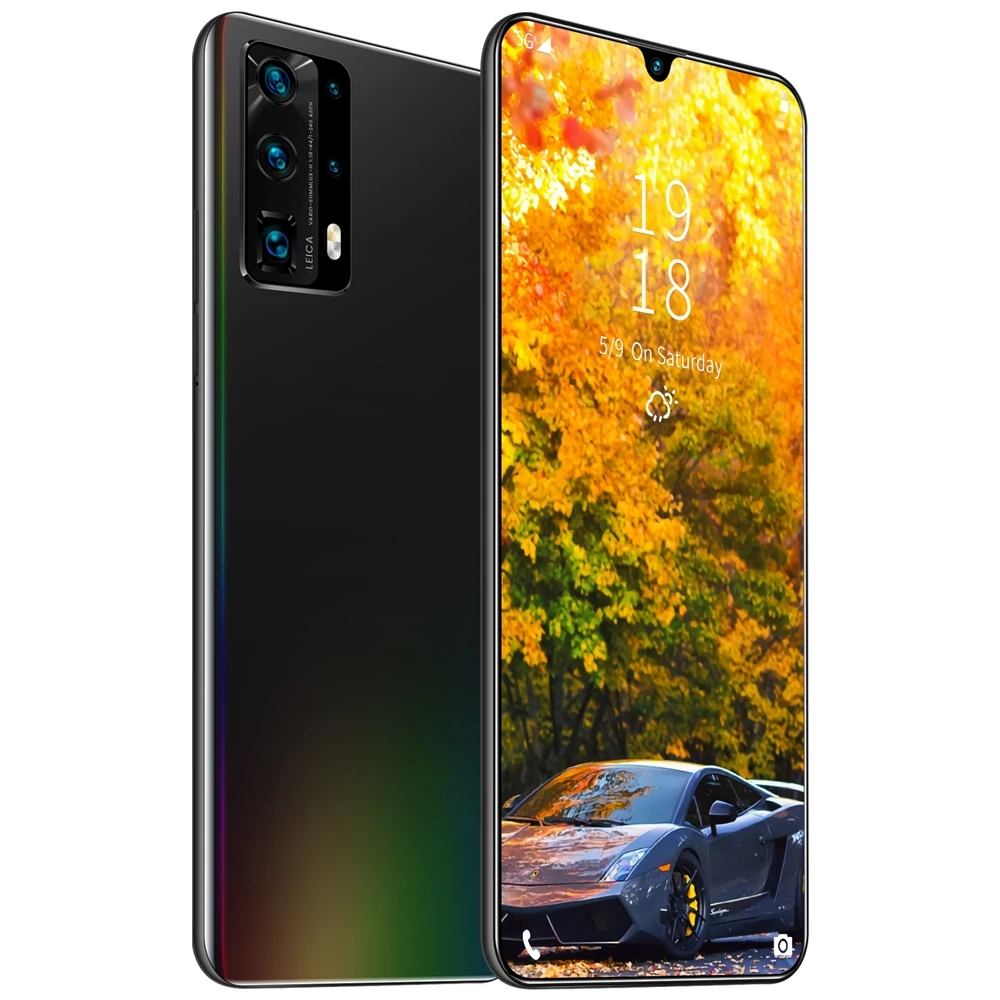 
VBEST 2020 Hot Sale P40 Pro Android 10.0 Smartphone 6.5 Inches Large Memory 8GB+128GB thin Face Unlock Dual Card 