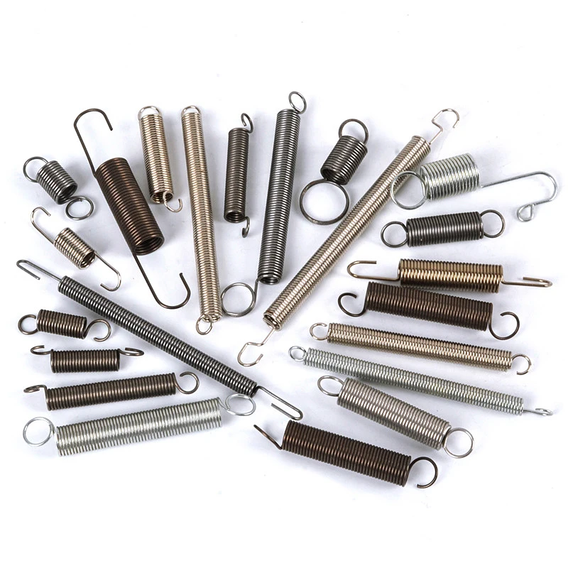 China Supplier Carbon Steel Music Steel Stainless steel Wire Forming Tension Extension Spring Hooks Pullback Bending Pull Spring