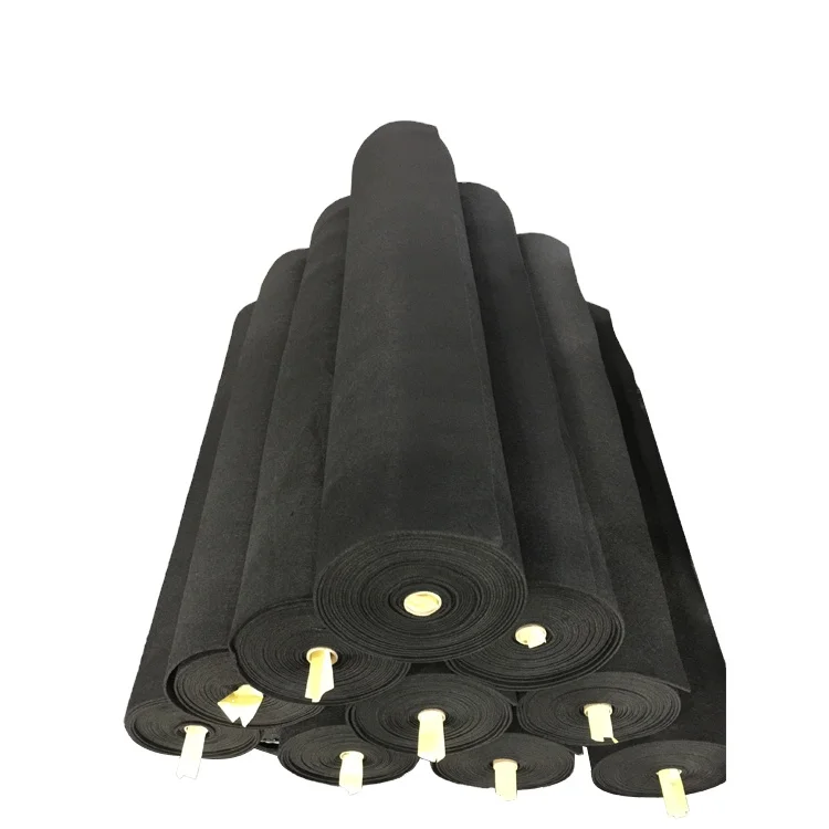 Cellulose Based Activated carbon fiber felt for cooker hood filter