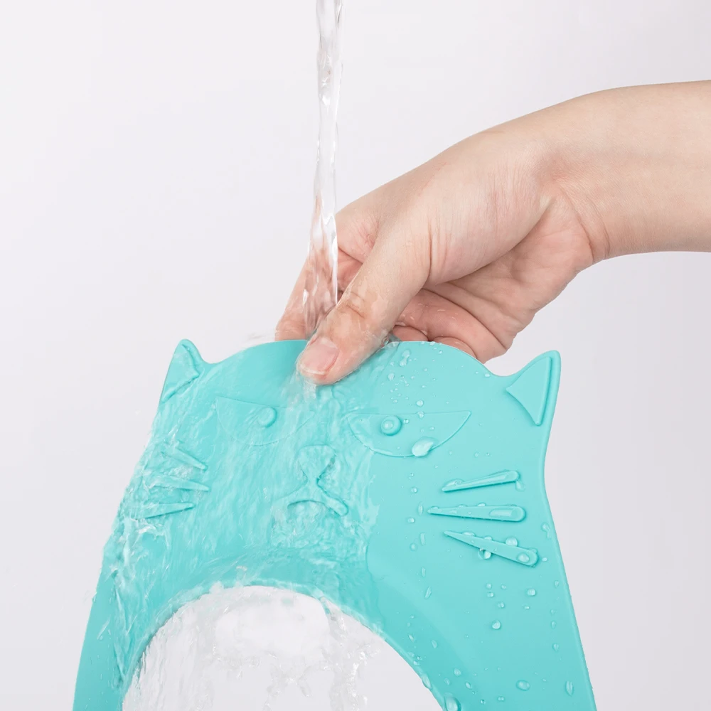 Soft Adjustable Baby Bath Hat with Ear Protection Kids Shampoo Shield Newborn Infant Bath Head Cover Infant Supplies