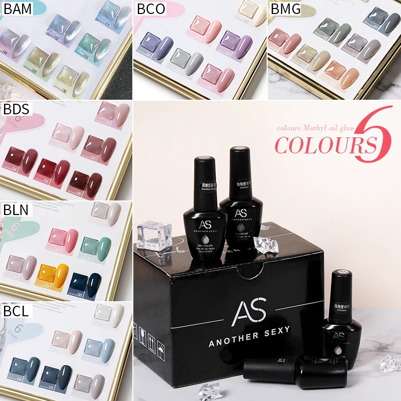 96 colors Collection Gel Polish Set 6 Colors Violet Grape Lavender Periwinkle Gel Polish Kit Glitter Soak Off Nail Art Varnish