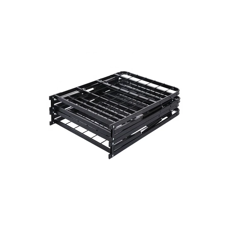 
Wholesale smart base home bedroom metal platform folding assembly bed frame smart base 