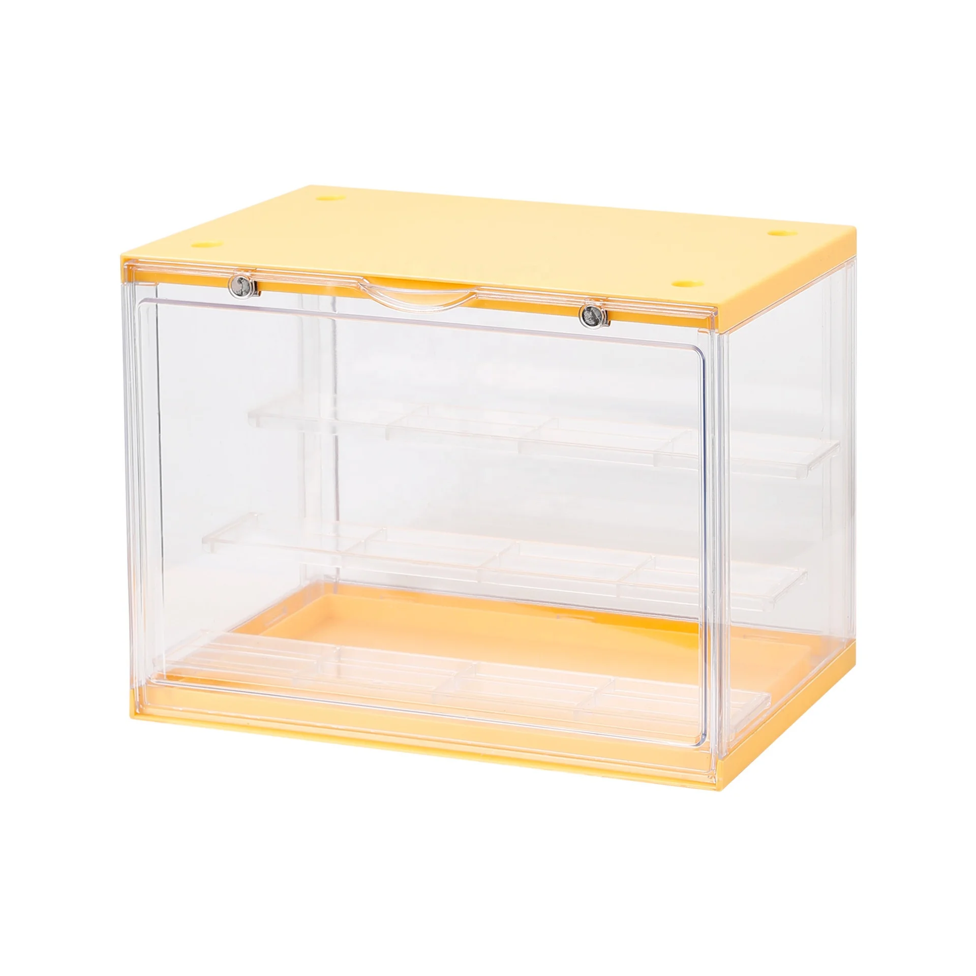 Luxury Large Capacity Storage Toy Shoe Rack Box Tempered Glass Shoe Cabinet Home Furniture