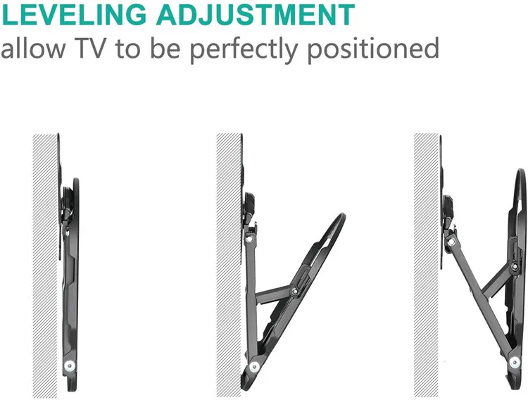 Micro Gap TV Wall Mount Bracket for 49 to 65 inch Samsung Q7 Q8 Q9 Flat and Curved TV